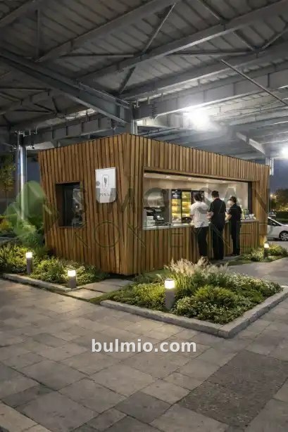 300×700 Cafe Konteyneri – 21 m²